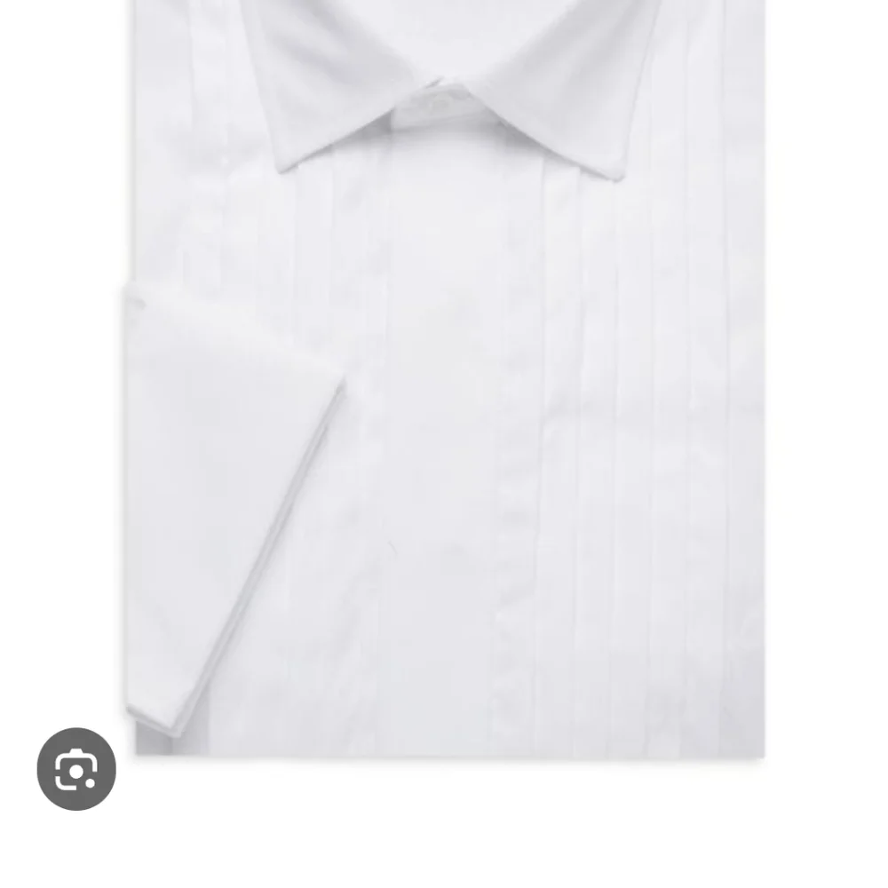 Saks Fifth Avenue White Tuxedo  Shirt 16.5 34/35 - Picture 3 of 6